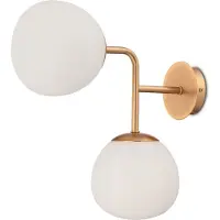 Maytoni Wandleuchte Erich E14 dimmbar in Messing 2-flammig