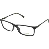 Polaroid PLD D479/G Herren-Brille inkl. Gläser Vollrand Quadratisch Kunststoff-Gestell 55/15/145, schwarz