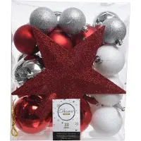 Décoris Weihnachtsbaumschmuck 33 Einheiten