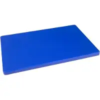 Hygiplas Extra-Dickes LDPE Schneidebrett Blau 450x300x20mm
