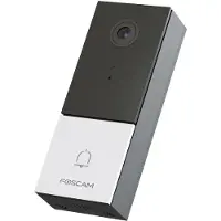 Foscam VD1, Schwarz, Silber, IP65, 802.11b,802.11g,Wi-Fi 4 (802.11n),Wi-Fi 5 (802.11ac), IP?TCP?UDP?SMTP?FTP?RTSP, 4 MP, 2688 x 1520 Pixel