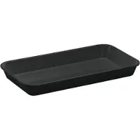 Waca 1402 Auslageschale Präsentationsschale 290 x 160 x 35 mm schwarz