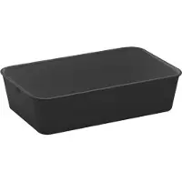 Waca 1452 Auslageschale Präsentationsschale 300 x 190 x 80 mm schwarz