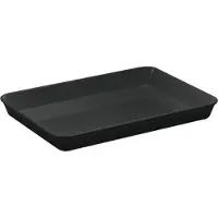 Waca 1404 Auslageschale Präsentationsschale 350 x 250 x 40 mm schwarz