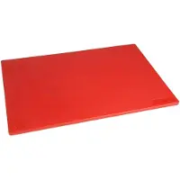 Hygiplas LDPE Schneidebrett rot 45x30x1cm