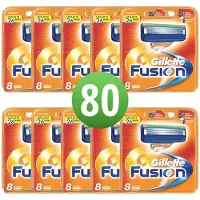 Gillette Fusion 5 Rasierklingen, 8er Pack x 10