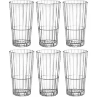 Bormioli Rocco Becher hoch oxford bar 39,5cl x6 - 39.5 cl Transparent Rund Glas