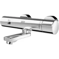 Kwc Wasserhahn Thermostat 6 l/min mit Schwenkauslauf von , Variante:Ausladung 130 mm
