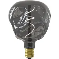 Calex LED Globelampe dimmbar G125 E27/4W 80 lm 1800 K titan- grau warmweiß XXL Organic Neo