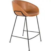 Zuiver 2er Set Feston Barhocker Stahl 65 cm