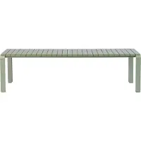 Zuiver Vondel Gartenbänke 175x45x45 cm Grün