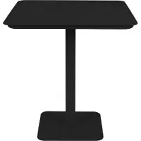Zuiver Vondel Gartentisch/ Bistrotisch 71x71 cm Aluminium Schwarz