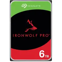 Seagate IronWolf Pro ST6000NE000, 6 TB, 7200 RPM, 256 MB, 3.5", Serial ATA III