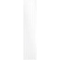 LuxeBath Stella Design Paneelheizkörper - 370 x 1800 mm - Weiß - Badheizkörper Heizkörper Handtuchwärmer Handtuchtrockner Badezimmer, ohne Heizstab
