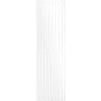 LuxeBath Flachheizkörper Einlagig, 480x1600 mm, Weiß, mit Mittelanschluss, ohne Heizstab