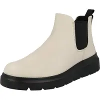 Ecco NOUVELLE Damen Stiefeletten - elegante Stiefelette beige Freizeit NEU