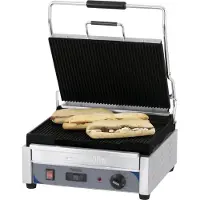 Casselin Panini Grill L - Premium - Gerillt / Gerillt mit Timer CGPRRGPT