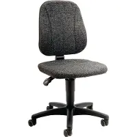 BIMOS Arbeitsdrehstuhl 9653, Stoffpolster, Rollen, anthrazit