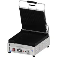 Casselin Panini Grill XL Premium Kompakt - Gerillt / Gerillt - mit Timer CGPRRXLPT
