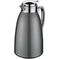 Cilio Isolierkanne 'Venezia', 1 Liter Cilio Grau/Silberfarben