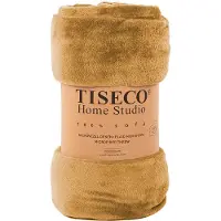 Tiseco Tagesdecke Home Studio Cosy Indian Tan-240 x 220 cm