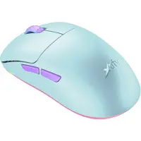 Xtrfy M8 Wireless, rechts, Optisch, RF Wireless + USB Type-C, 26000 DPI, Mintfarbe