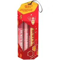 Burt´s Bees Mistletoe Kiss Lippenpflege Holiday Geschenkset, Mistletoe Kiss Set, Granatapfel, Pfingstrose & Hibiskus