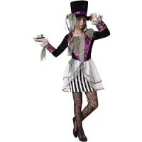Atosa Verrückter Hutmacher Halloween-kostüm Für Damen