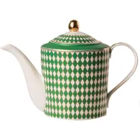 Pols Potten Teekanne Chess Green