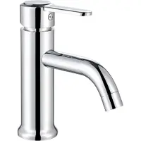 Inspire Badarmatur Silber inklusive Anschlüsse - Waschtischarmatur - Edelstahl - Silber