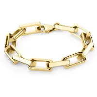 Liebeskind berlin Armband - Edelstahl Big Link - Gr. ONESIZE - in Gold - für Damen