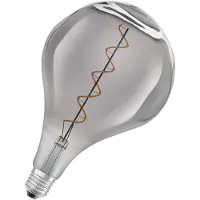 Osram Vintage 1906 LED-Lampe mit Smoke-Tönung, 4,5W, 150lm, Big Grape-Form mit 168mm Durchmesser & E27-Sockel, warmweiße Lichtfarbe, dimmbares Filament, bis zu 15.000 Stunden Lebensdauer
