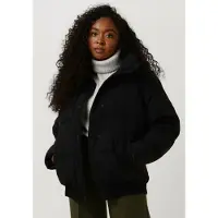 Another Label Damen Jacken Mille Oversized Puffer - Zwart - Größe L