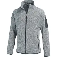 CMP MAN Fleece Jacket ice-titanio-nero (31ZH) 58