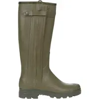 Le Chameau Gummistiefel Chasseur Cuir Vert-Schuhgröße 39