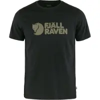 Fjällräven T-Shirt Logo Black Herren-XXL