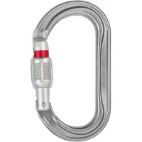 Petzl - Alukarabiner - OK Screw-Lock Grau