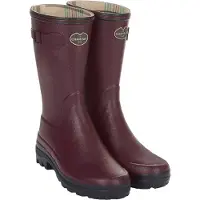 Le Chameau Gummistiefel Giverny Jersey Lined Bottillon Cherry Damen-Schuhgröße 40