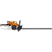 Stihl HS 45, 60 cm, Doppelte Klinge, 27,2 cm³, 3 cm, Orange, Schwarz, Weiß, 9,7 m/s²