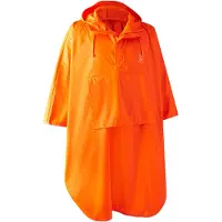 Deerhunter Hurricane Regen Poncho Herren (Orange) Größe 2XL-4XL