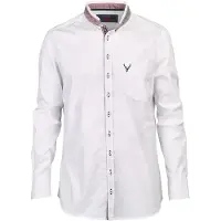 Os-trachten Herren-Langarmhemd, Slim Fit