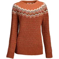 Fjällräven Jacke Ovik Knit Sweater Autumn Leaf-Desert Brown Damen-XL