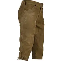 Hubertus Herren-Leder-Kniebundhose