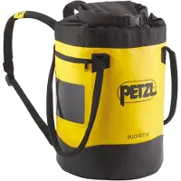 Petzl Bucket 30 Seiltasche, selbststehend, mit Rollverschluss, 30 Liter, gelb
