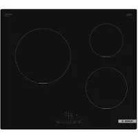 Bosch Serie 4 PUC611BB5E, Schwarz, Integriert, 60 cm, Zonen-Induktionskochfeld, Glaskeramik, 3 Zone(n)