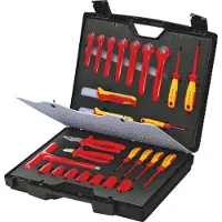 Knipex 98 99 12, Schwarz, Rot, Gelb, Kunststoff, Schockresistent, 440 mm, 385 mm, 105 mm