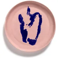 Serax Servierteller Feast Tableware by Ottolenghi Pink Pepper Blue 35 cm