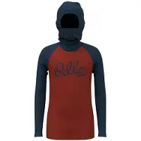 Odlo ACTIVE WARM ECO KIDS Long-Sleeve Base Layer Top With Facemask Kinder-