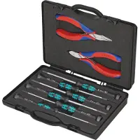 Knipex Elektronikwerkzeugsatz 8tlg.im Kunststoffkoffer