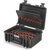 Knipex 00 21 35 LE, Schwarz, Polypropylen (PP), Staubresistent, Schockresistent, Wasserfest, 470 mm, 370 mm, 190 mm